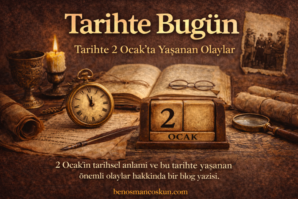 Tarihte Bugün: 2 Ocak’ta Yaşanan Olaylar